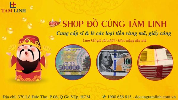 Đồ Cúng Tâm Tâm chuyên cung cấp giấy tiền vàng mã sỉ, lẻ