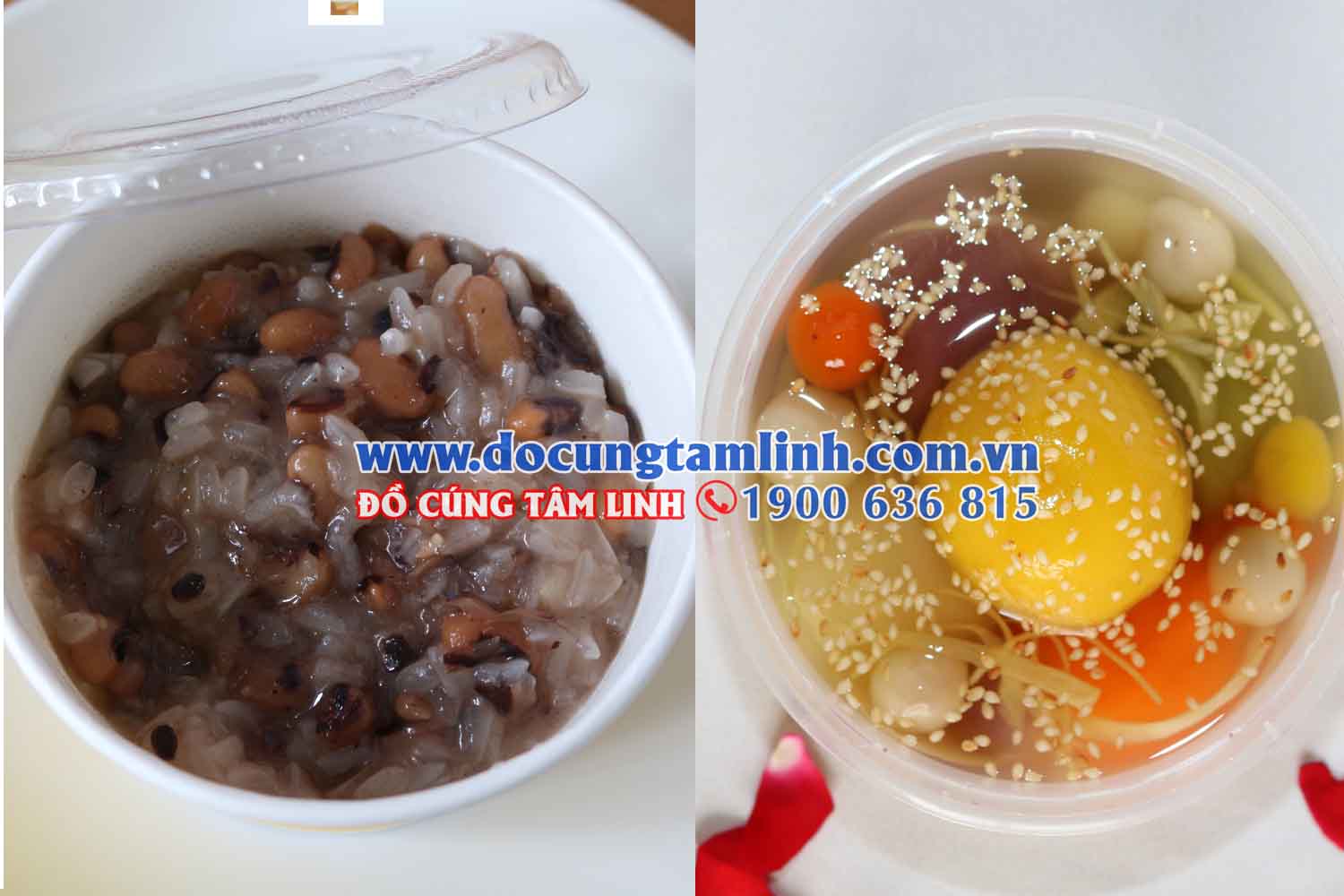 Chè xôi cúng thôi nôi đầy tháng bé trai và bé gái