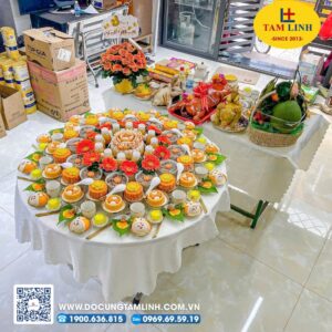 Số lượng bánh kẹo cần chuẩn bị cho lễ cúng