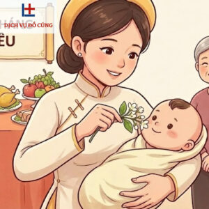 bài thơ bắt miếng đầy tháng