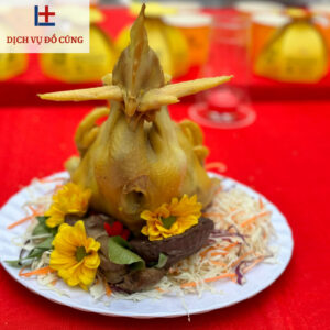 Bí quyết chọn và đặt gà cúng Mụ chuẩn lễ nghi