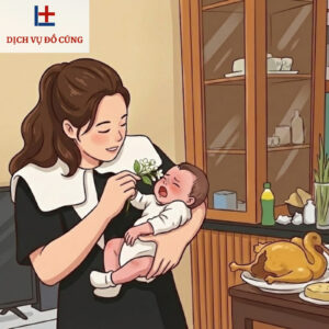 Hướng dẫn chi tiết cách bắt miếng đầy tháng chuẩn phong tục 