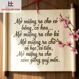 Phân tích ý nghĩa bài thơ bắt miếng đầy tháng