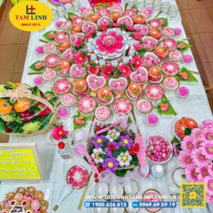 cúng đầy tháng thôi nôi bé gái miền nam