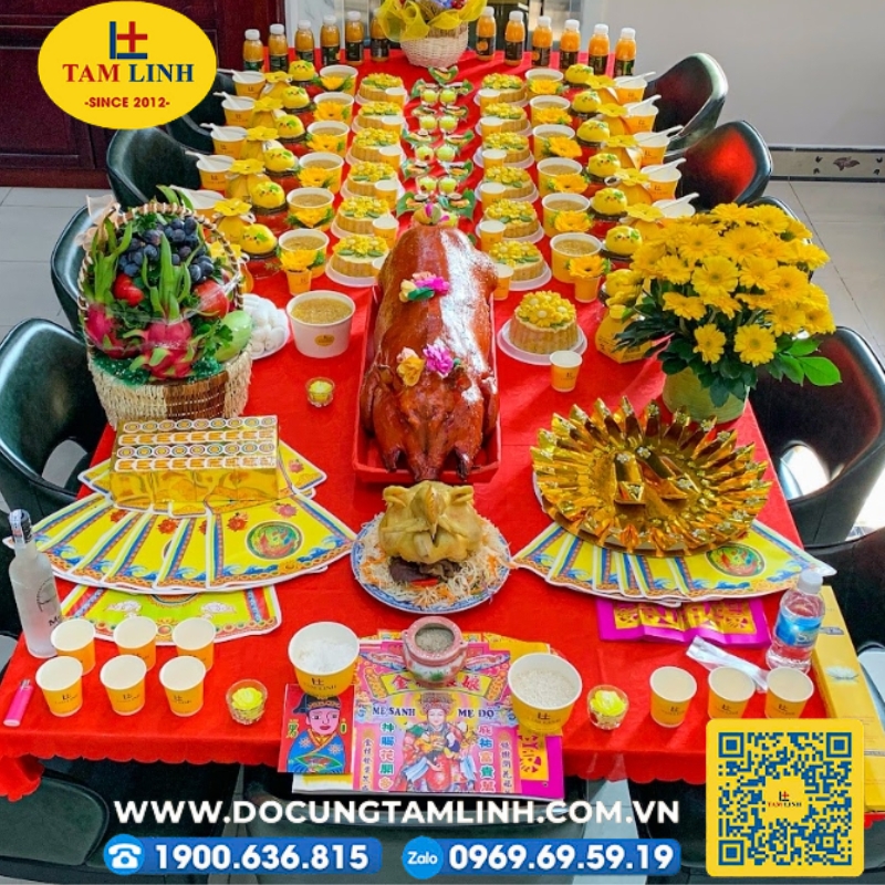 cúng thôi nôi bé trai