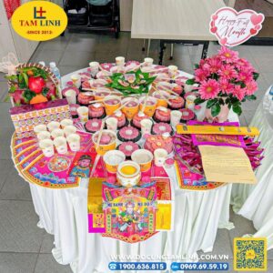 cúng đầy tháng bé gái miền tây